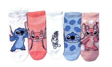 Disney Lilo and Stitch Characters Ruffle Trim Socks 5-Pack Exclusivité Games Zone
